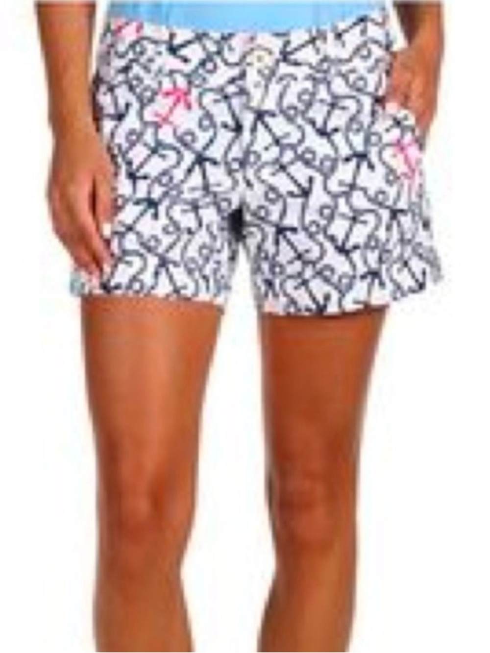 Lilly Pulitzer Callahan Shorts Anchor Ahoy There Nautical Print #34209 Size 2